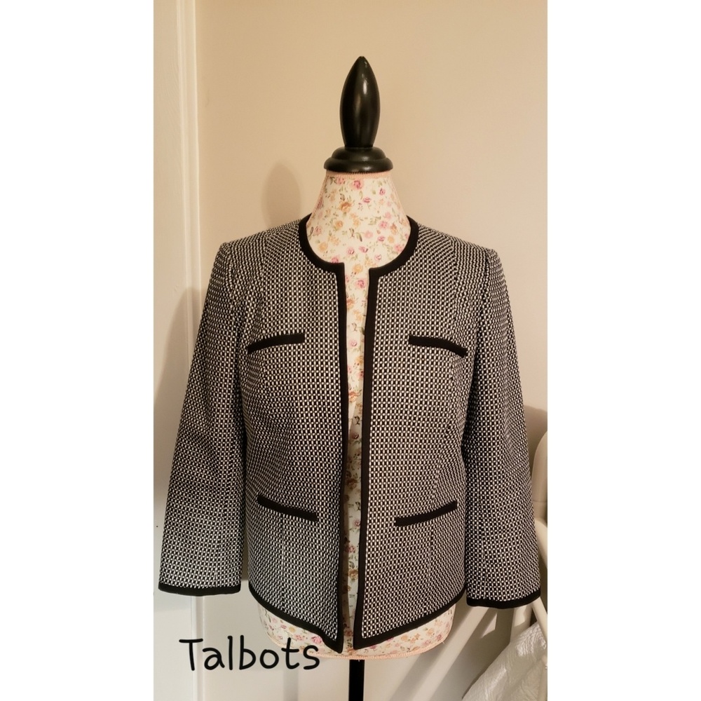 Blazer / Talbots / black + white
